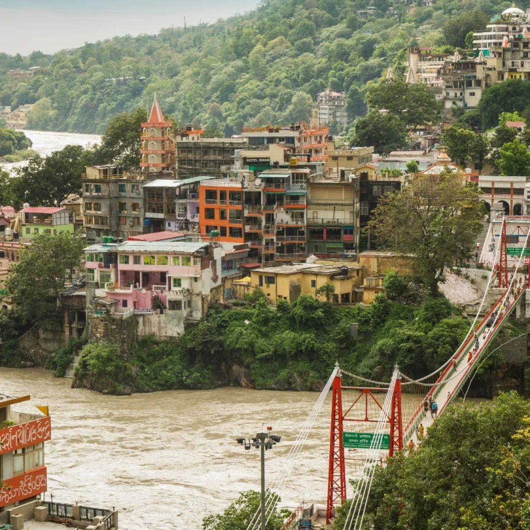 bridge near rishikesh